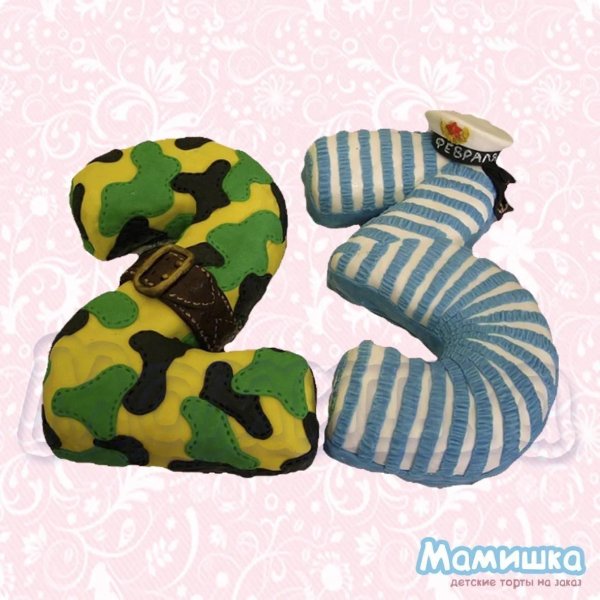 торт к 23 февраля