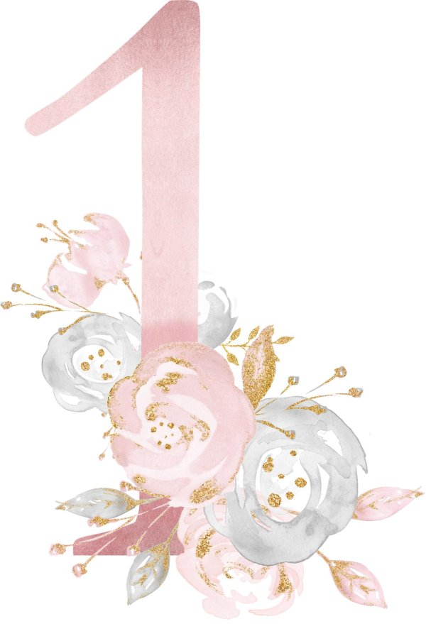 цветочные буквы