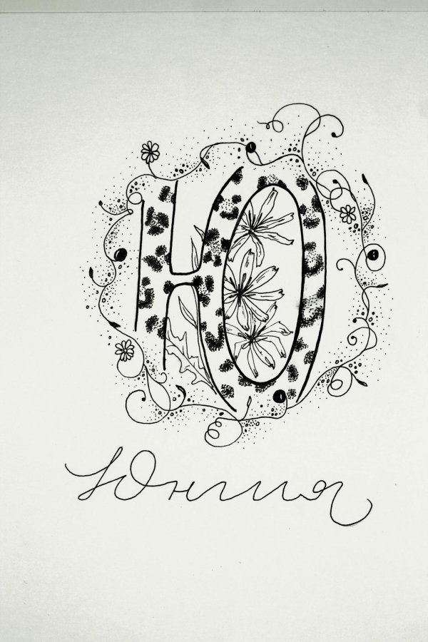 каллиграфии алфавит