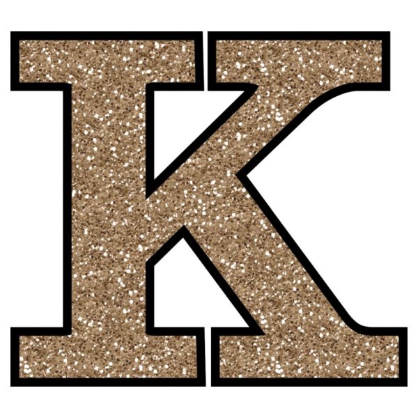 блестящие буквы