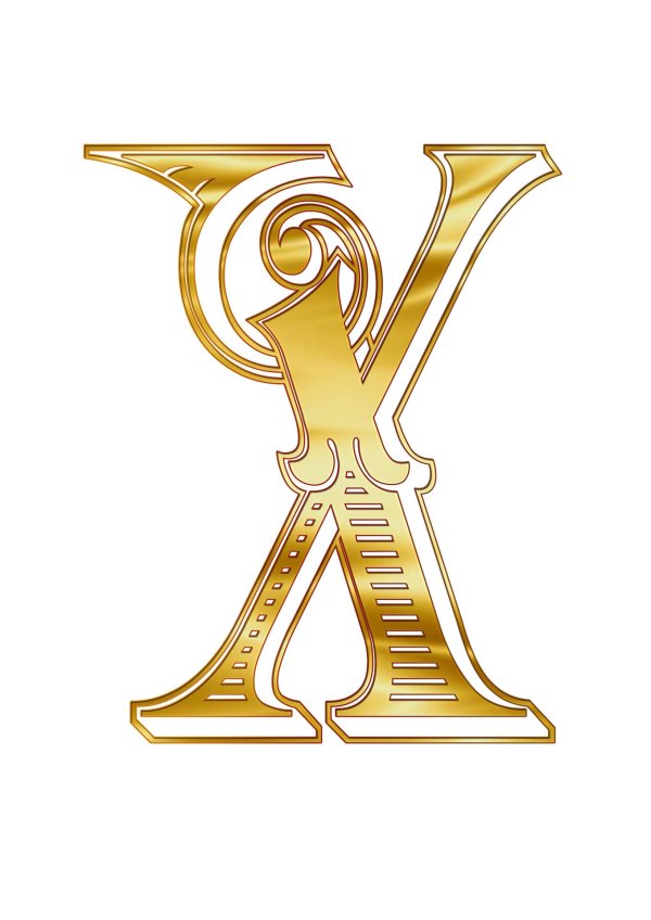 золотая буква