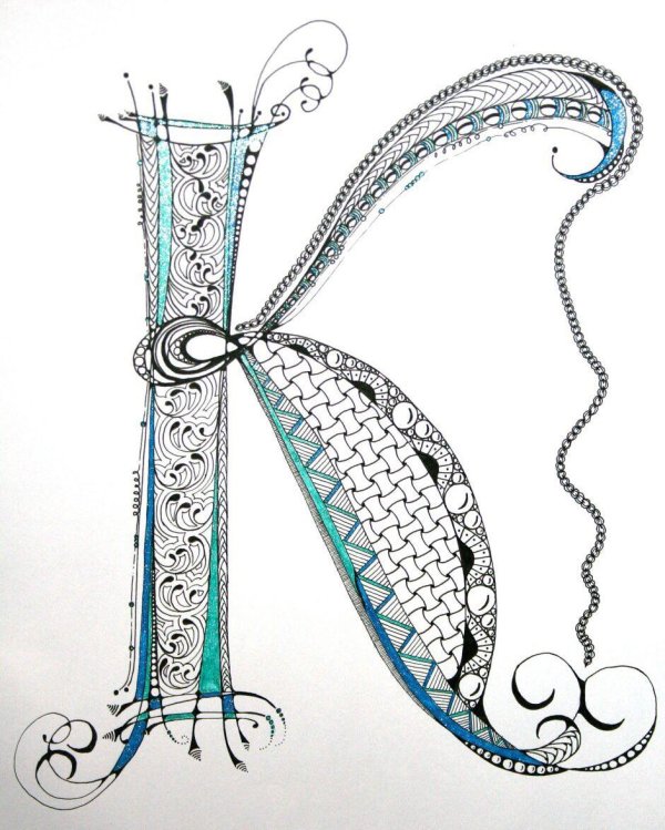 стилизованные буквы