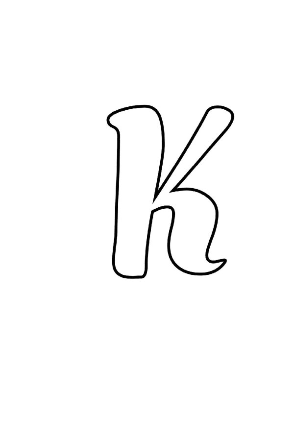 алфавит трафарет