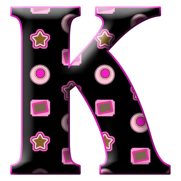 разноцветные буквы