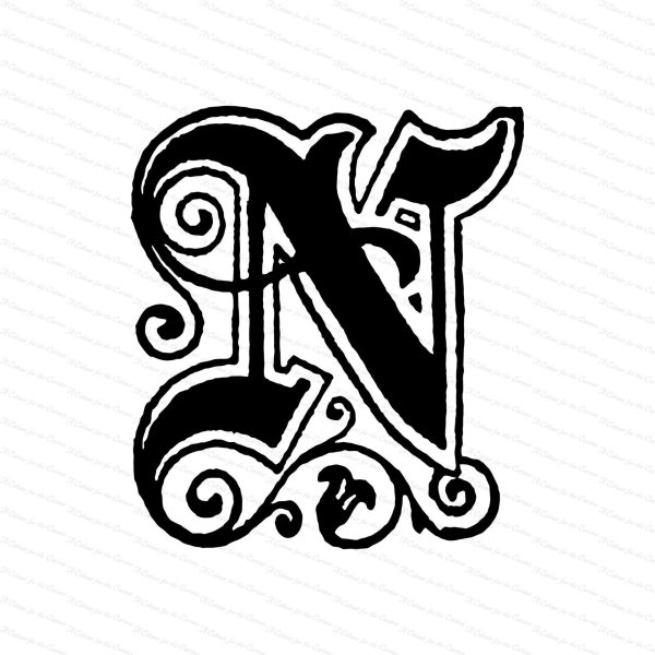 винтажные буквы