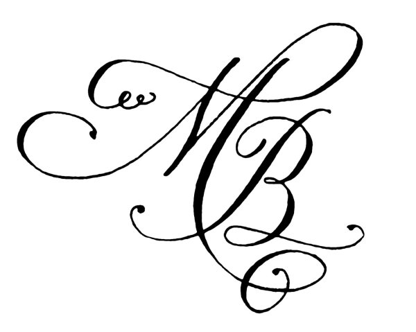 каллиграфия букв