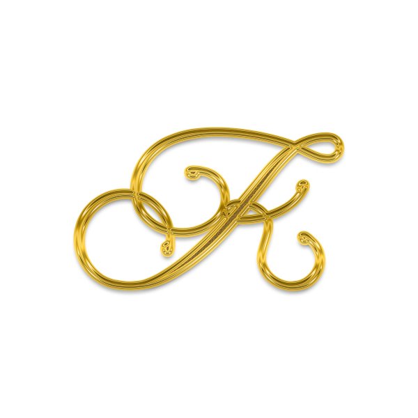 золотая буква