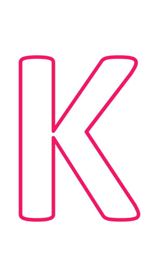 трафарет букв