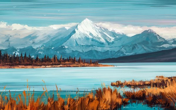 пейзажи с горами