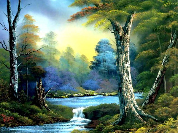 художник боб росс