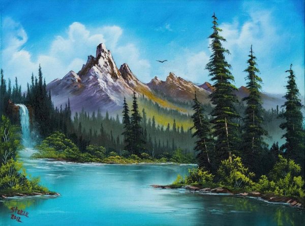 живопись горы боб росс