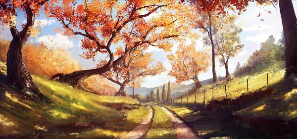 осенние арты