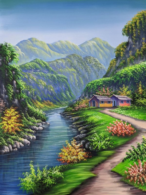 живописный пейзаж