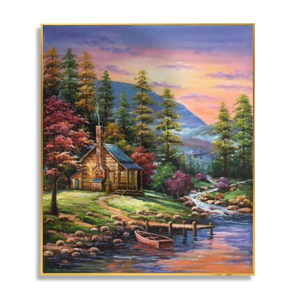 thomas kinkade a peaceful retreat