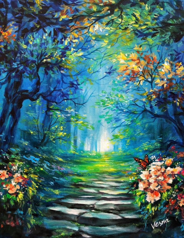 пейзажи диамонд пайнтинг