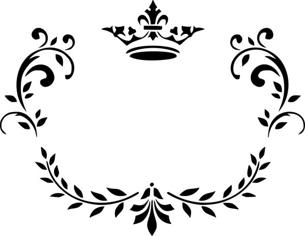 рамка вензель