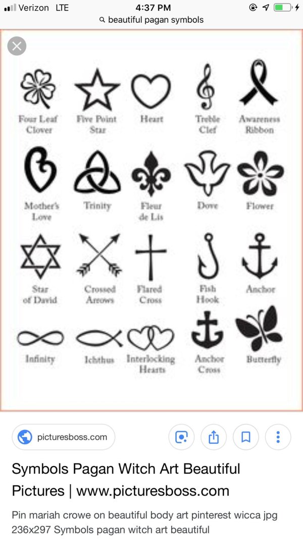 татуировки символы