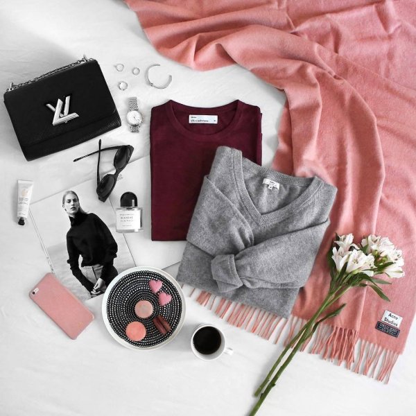 стиль флэт лэй