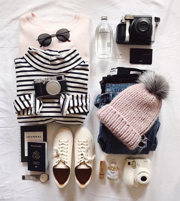 красивая раскладка одежды