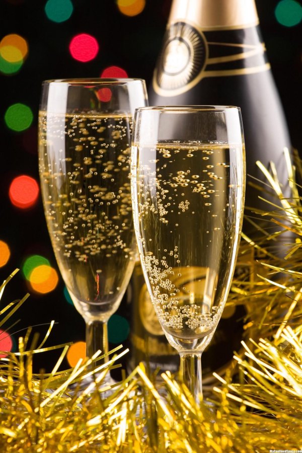 шампанское на новый год