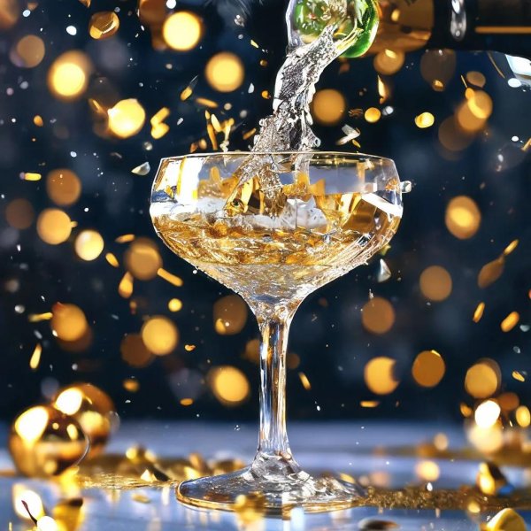 бокал брызги