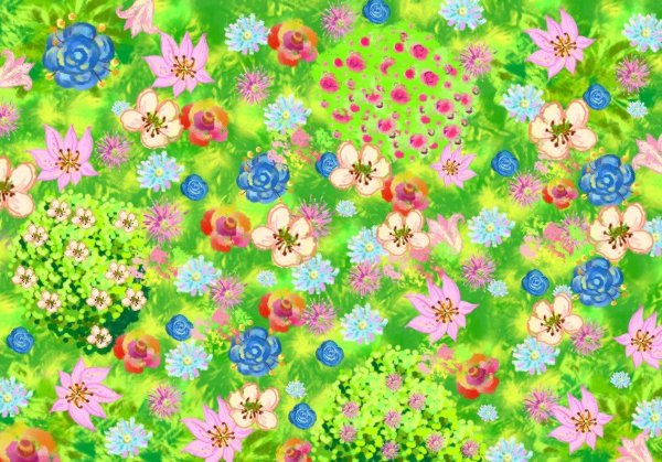 цветочная полянка