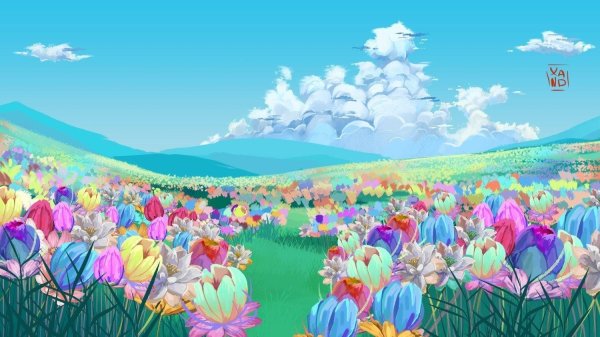 пейзаж иллюстрация