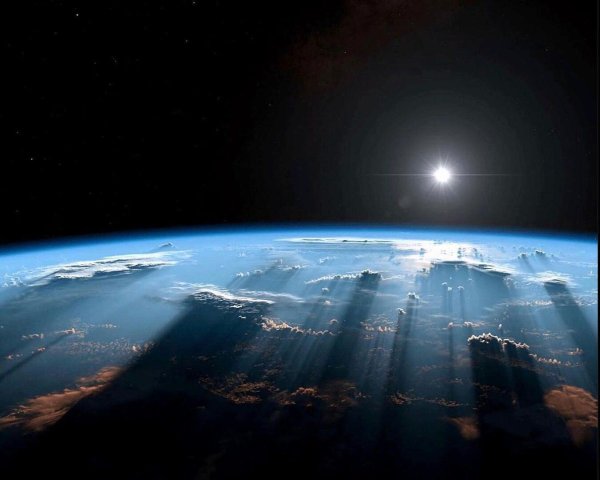 вид земли с космоса