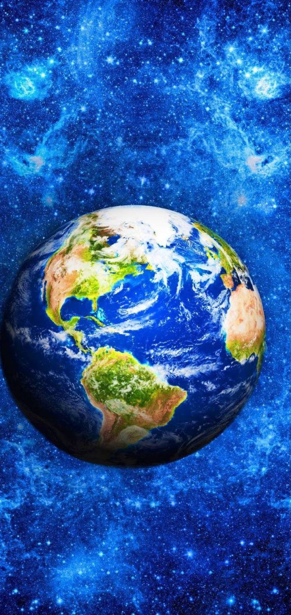 земной шар в космосе