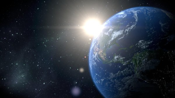 земля в космосе
