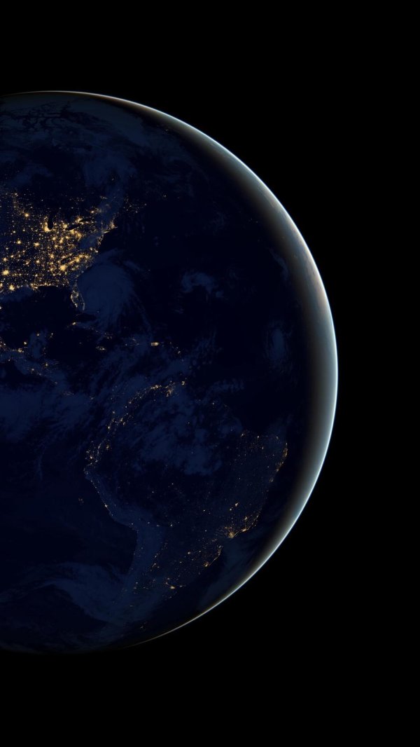 земля ночью