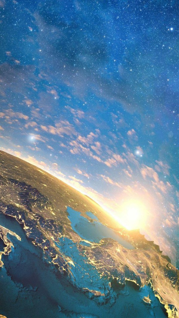 вид земли с космоса