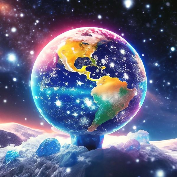 земной шар в космосе