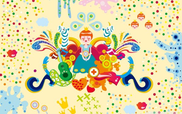 красочные узоры