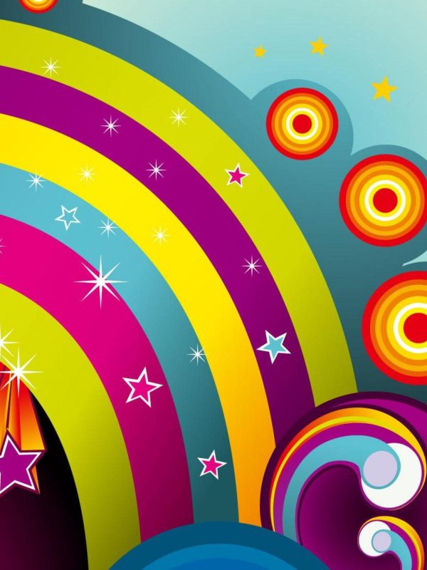 яркие детские фоны
