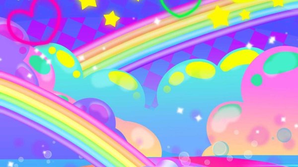 детские радужные фоны