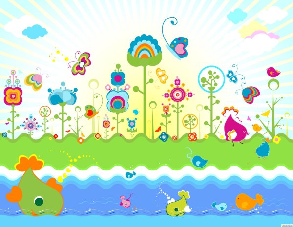 наклейки на стену цветы