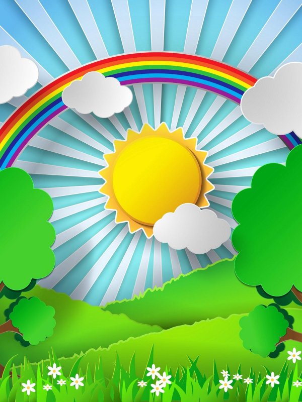 радуга солнце