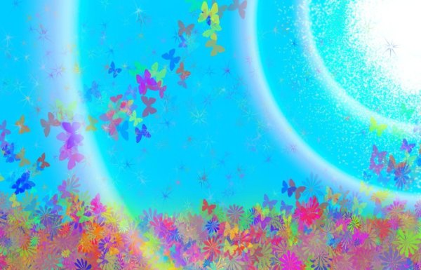 красивые детские фоны