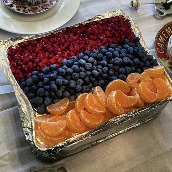 фрукты сервировка