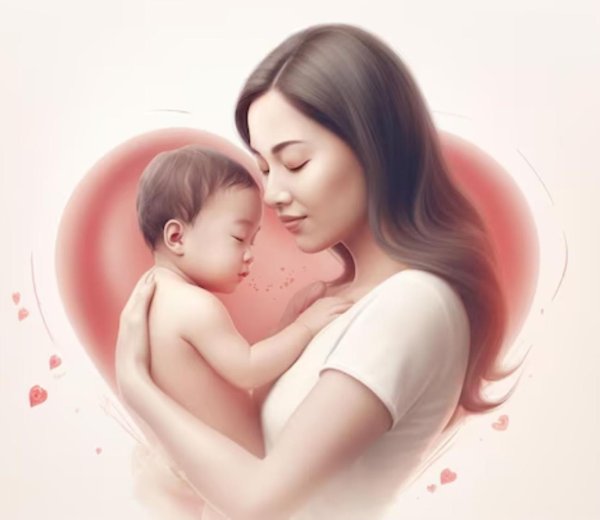 малыш с мамой