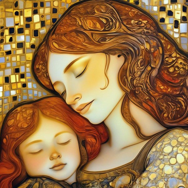 климт мать и дитя