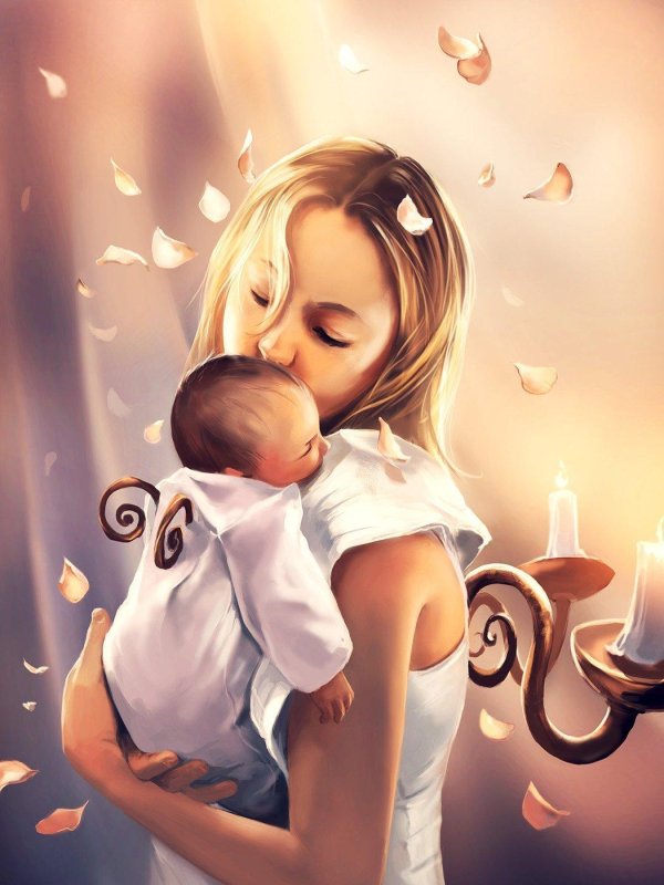 мама с малышом