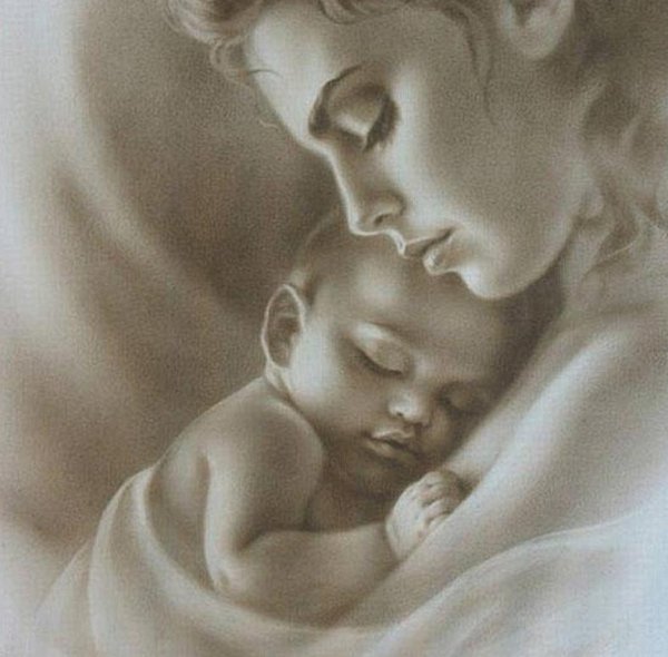 образ мамы открытка