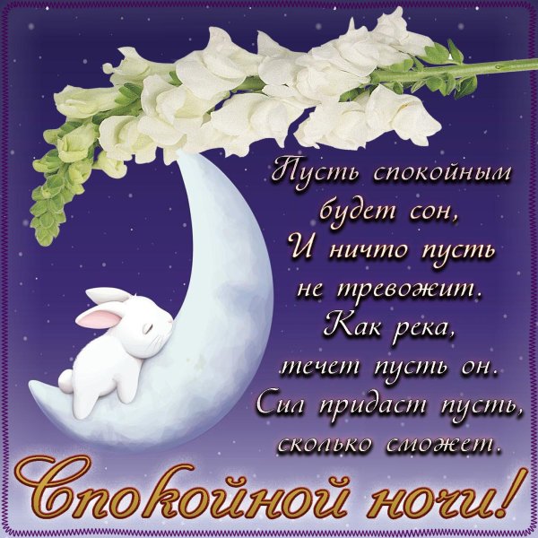 пожелание спокойной ночи