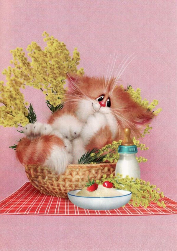 художник алексей долотов кошки