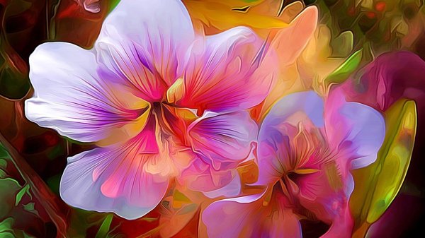 красивые картины цветов