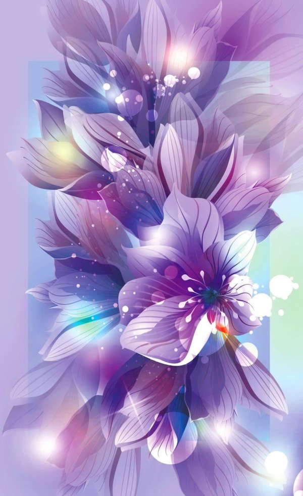 цветок абстракция