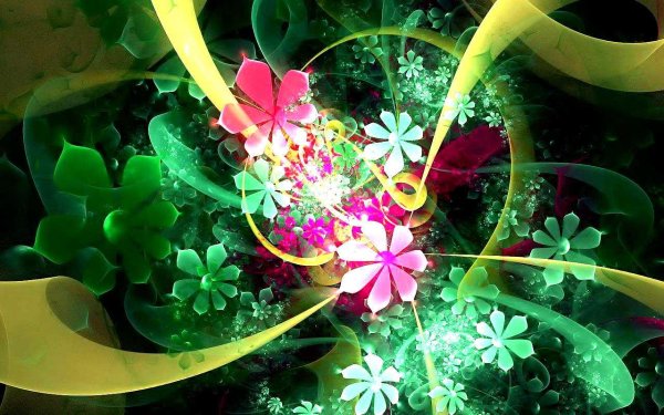 цветочная абстракция