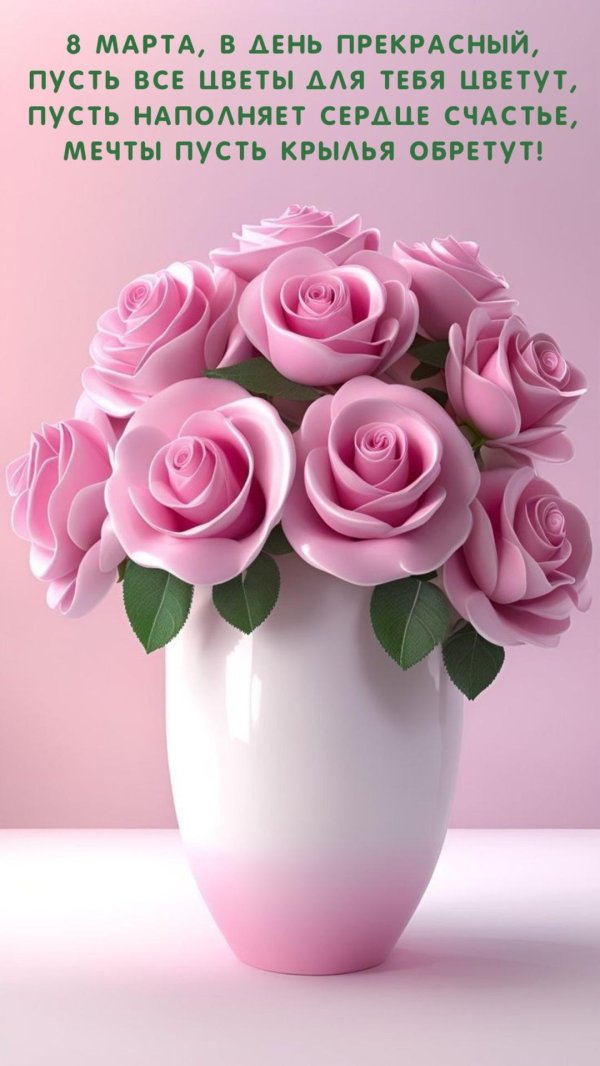 роза открытка